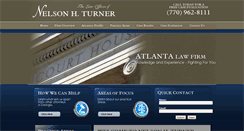 Desktop Screenshot of nelsonhturnerlaw.com